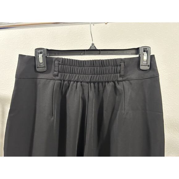 Halara Pants Womens Size 46 Black High Rise Wide Leg Work Trousers Soft New B106 - Picture 5 of 5